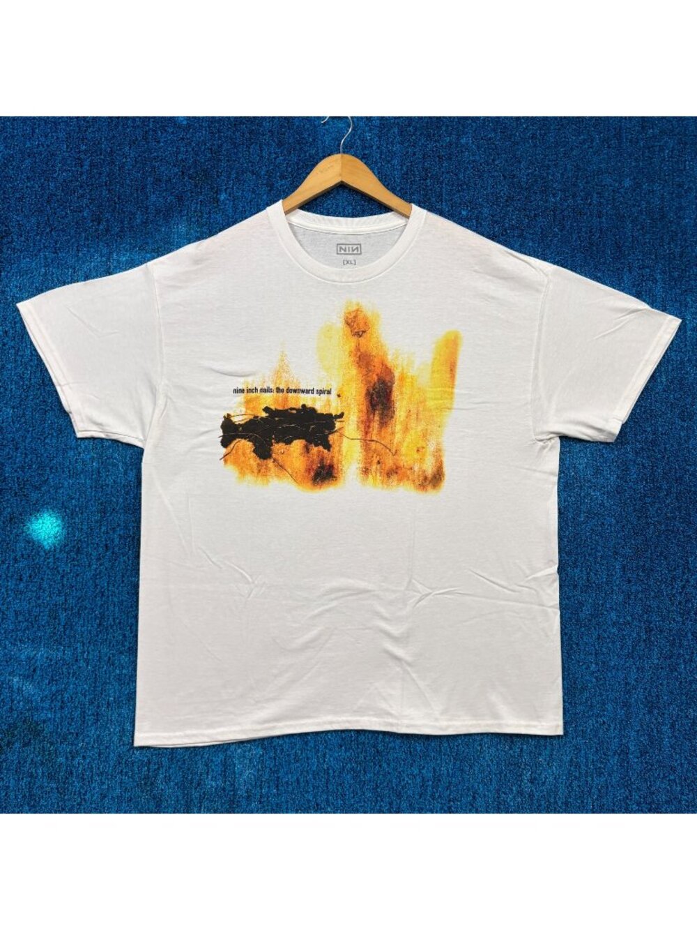 Nine Inch Nails The Downward Spiral Album Cover Band Tee XL